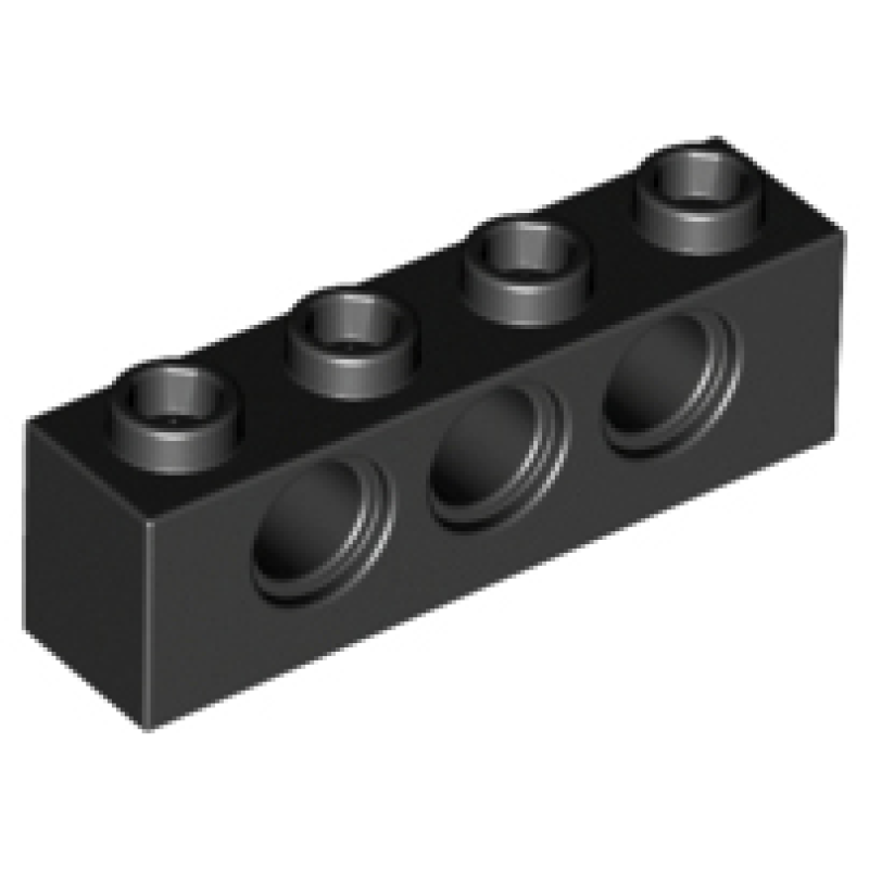 Technic, Steen 1x4 Black